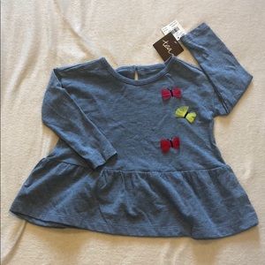 Baby girls blue long sleeve